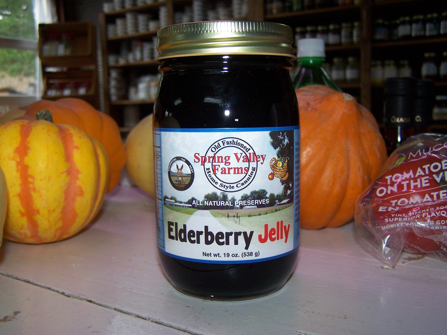Spring Valley Farms Elderberry Jelly All Natural Pint Healthy Harvest Buying Club