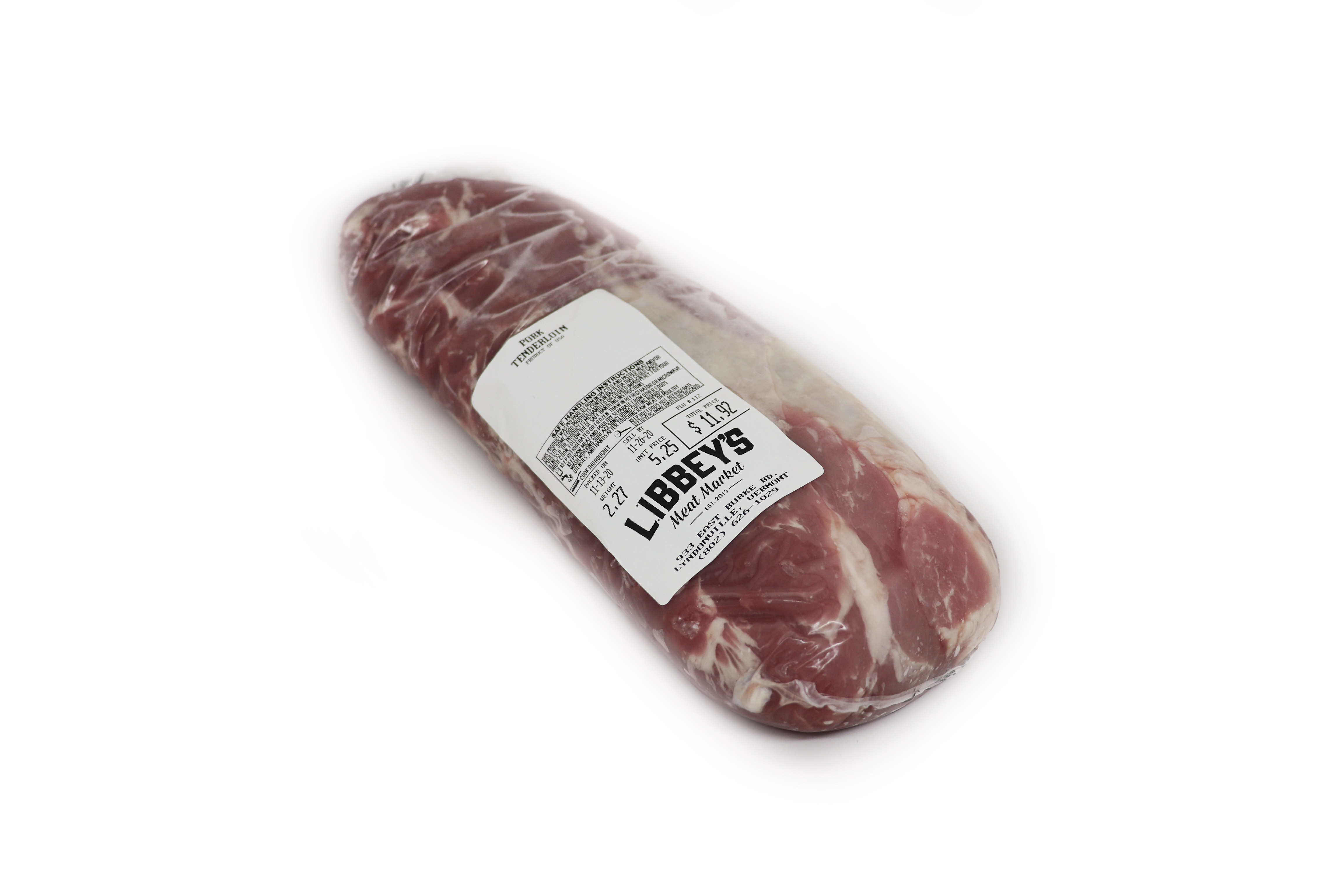 Pork Tenderloin (USDA Choice) Libbey's Meat Market