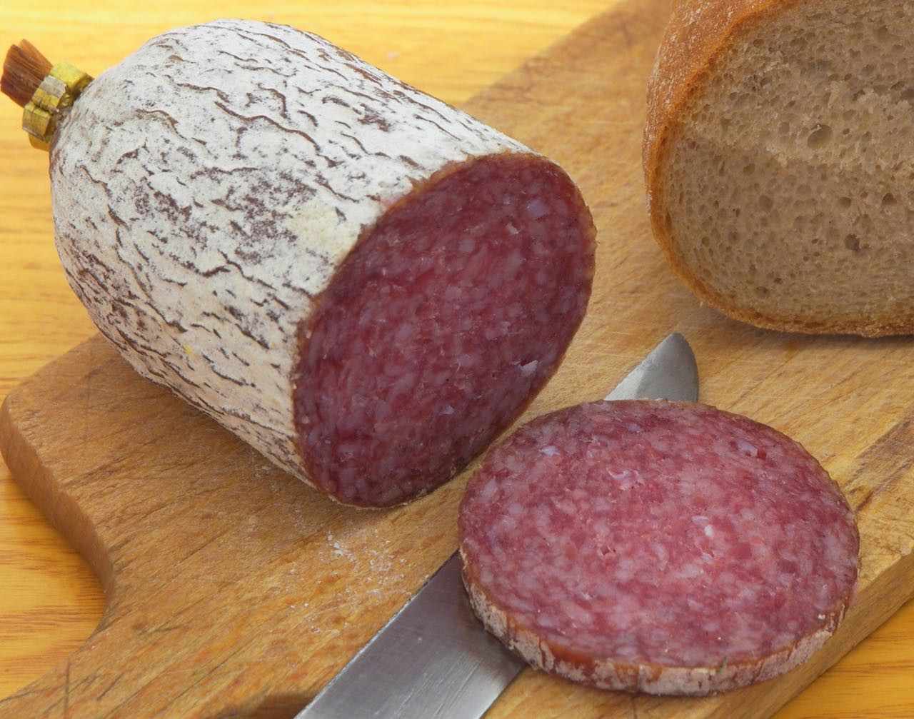 Beef Salami, Large Chub Lick Skillet Farm