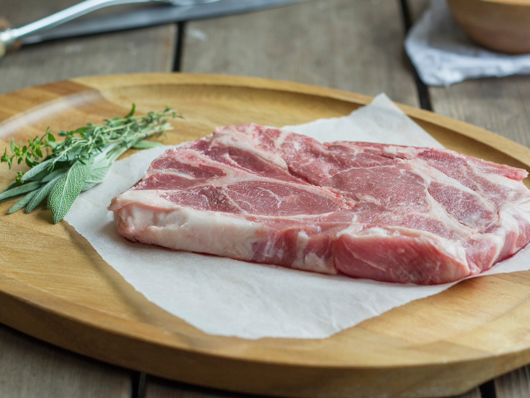 Pasture Raised Pork Shoulder Steak Miller's Bio Farm