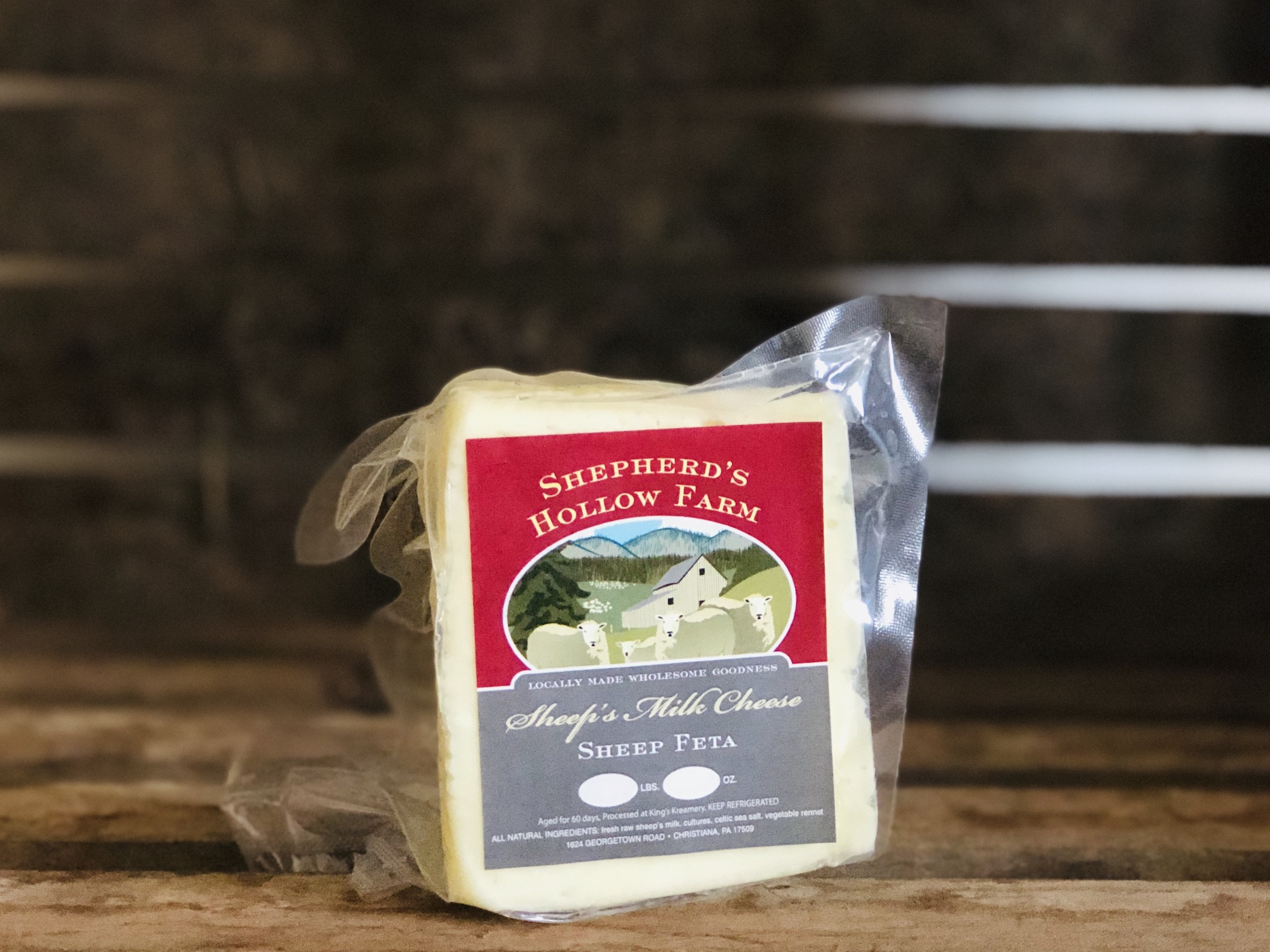 Sheep Feta Cheese, 8oz Miller's Biodiversity Farm