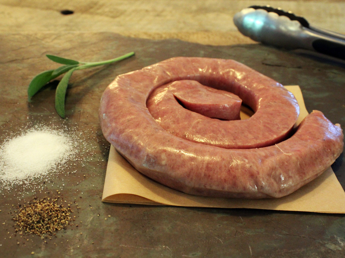 Pasture Raised Sage Pork Rope Sausage 10 Pack Miller's Bio Farm
