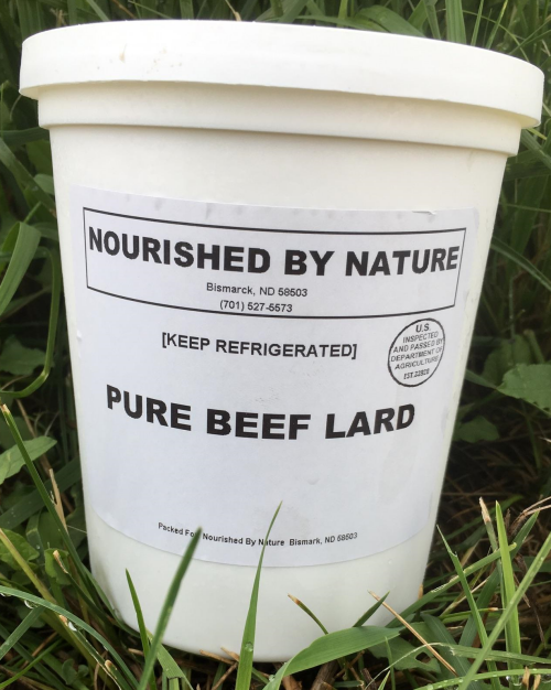 Beef Tallow - 15lbs, 100% Grass-Fed & Finished - Perfect For Cooking, Baking, Frying