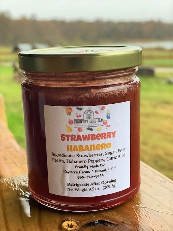 Country Girl Jam, Strawberry Habanero Prairie Creek Farms