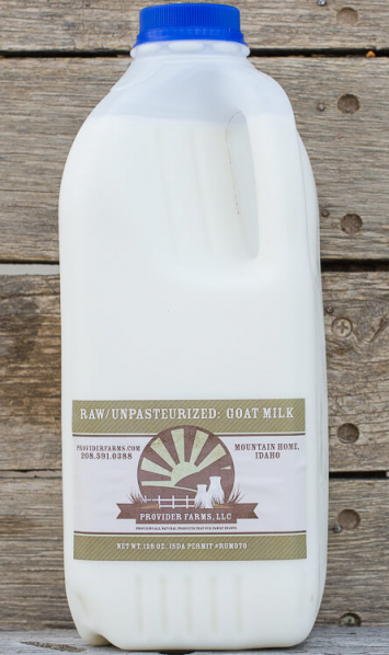 Raw Goat Milk - Provider Farms