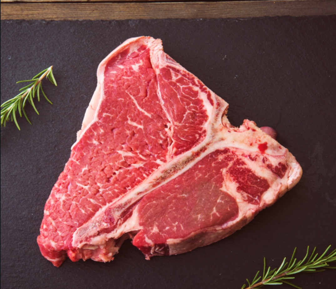 100 Grassfed and Finished Beef Porterhouse Steak Red House Ranch LLC