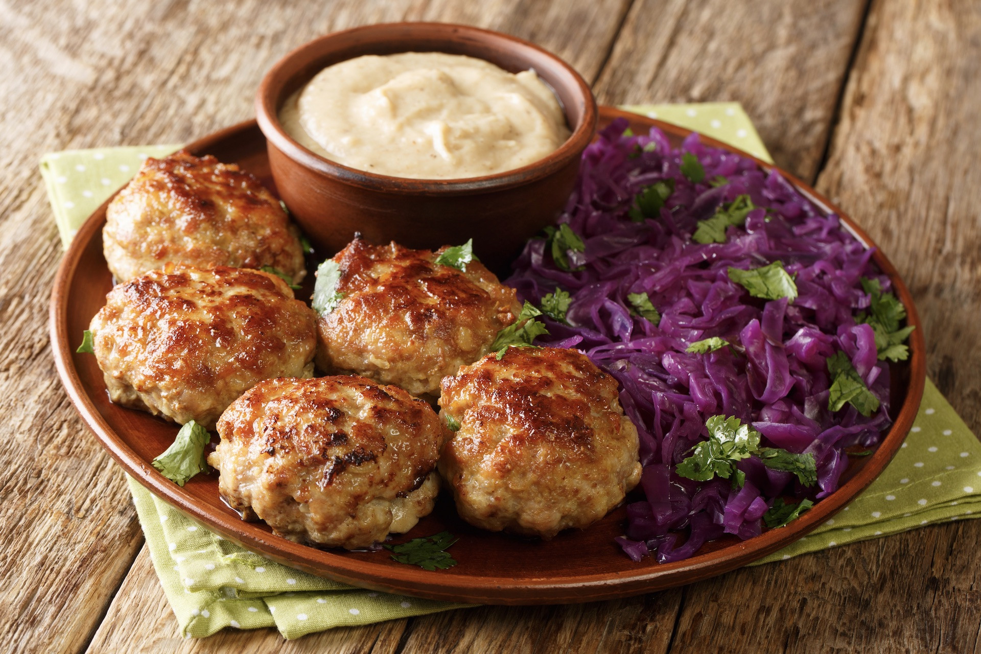 Danish Chicken Frikadeller With Cream Sauce