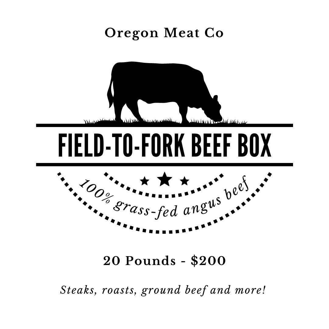 Field to Fork Beef Box Rossallini Farm & Oregon Meat Co