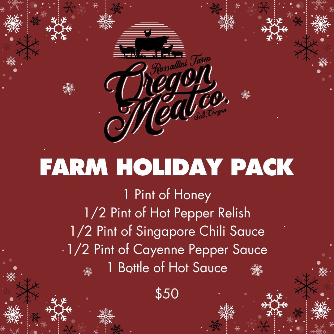 Farm Holiday Pack Oregon Meat Co & Rossallini Farm
