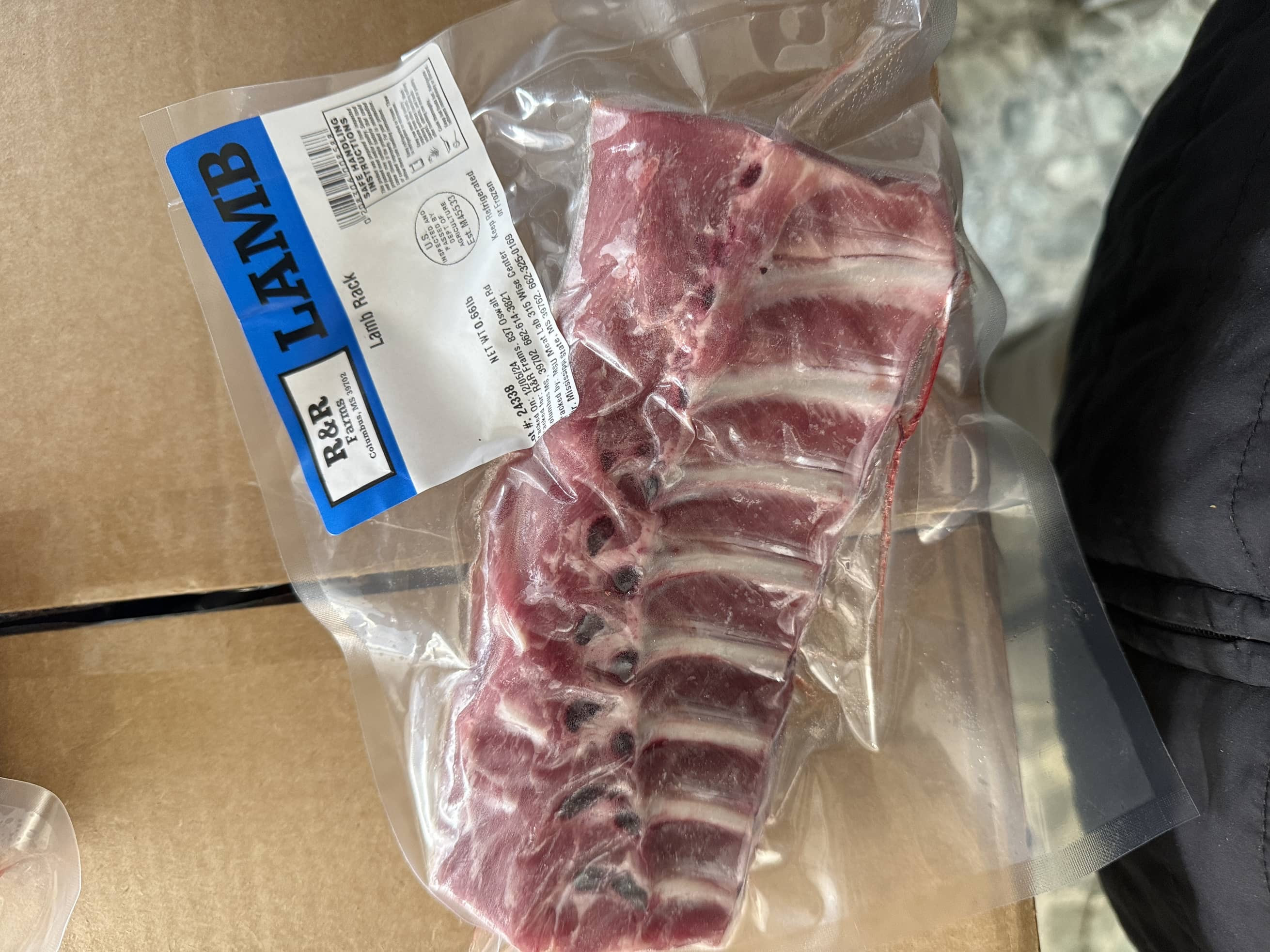 lamb rack of ribs