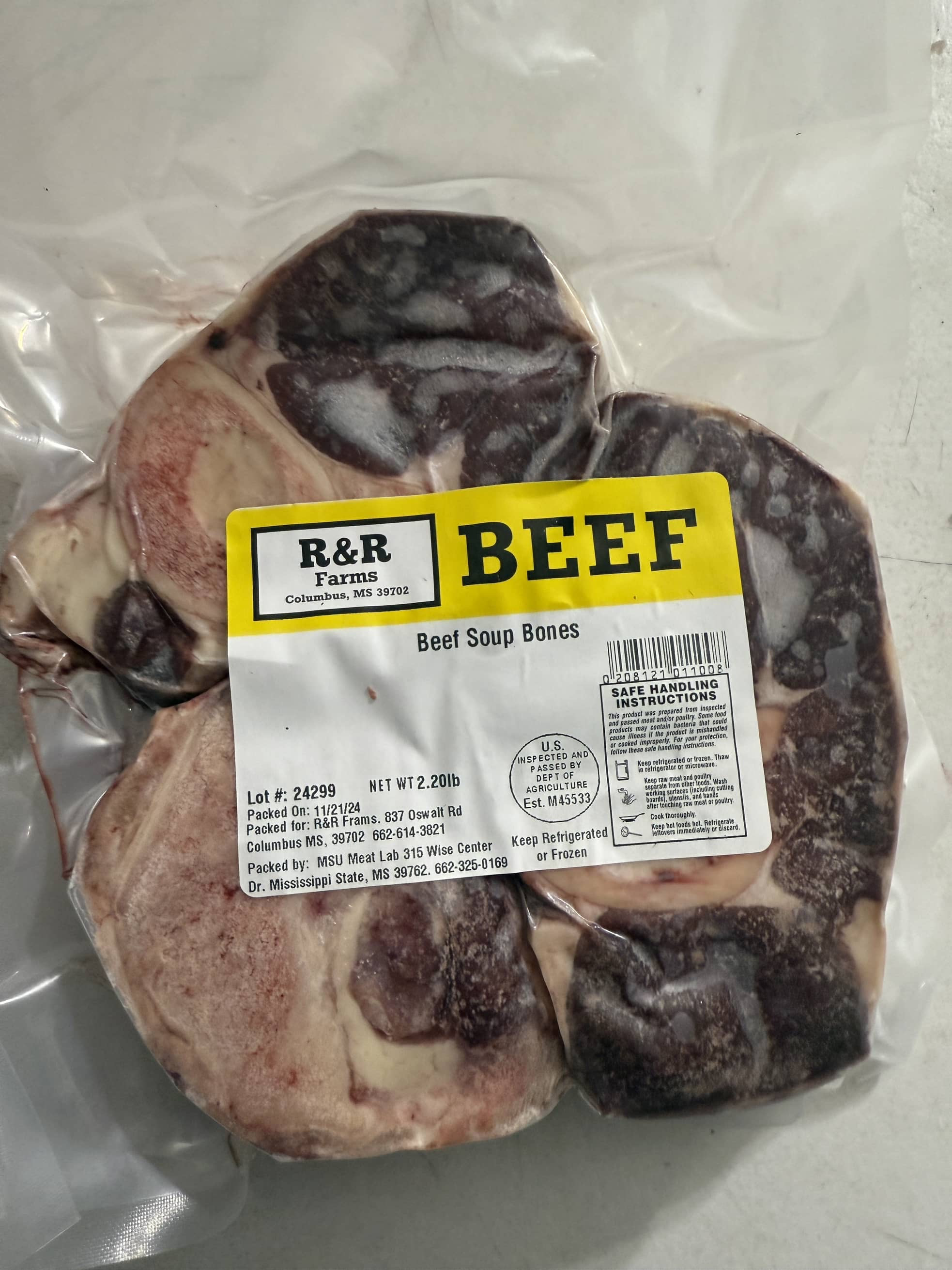 Beef Soup Bones