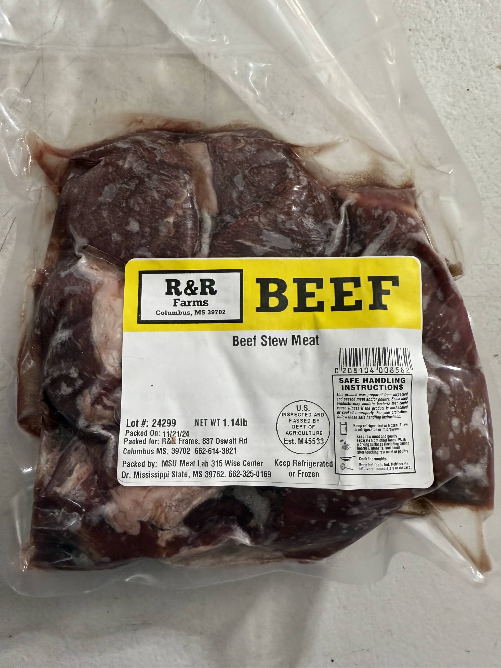 stew meat
