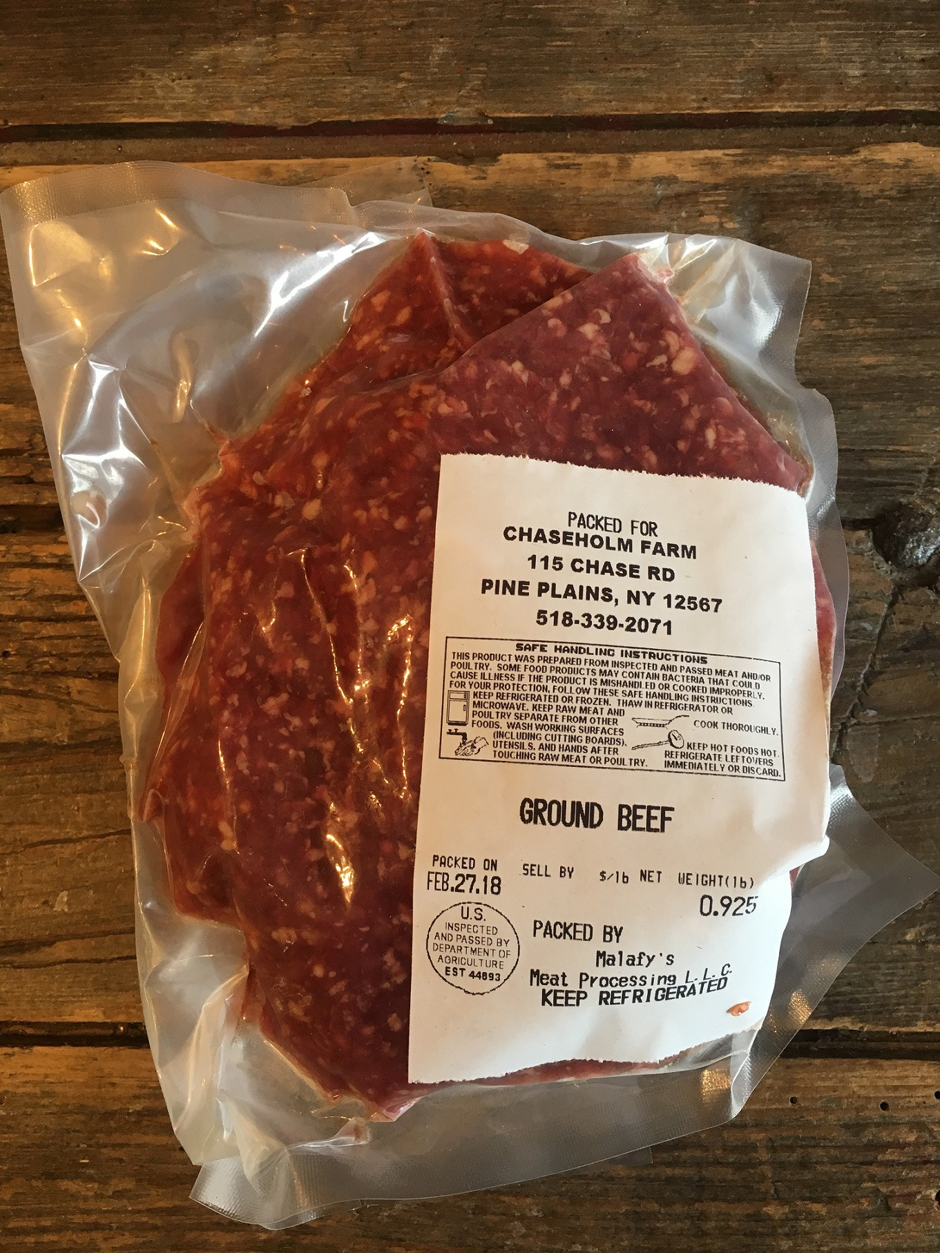 100 GrassFed Ground Beef Chaseholm Farm