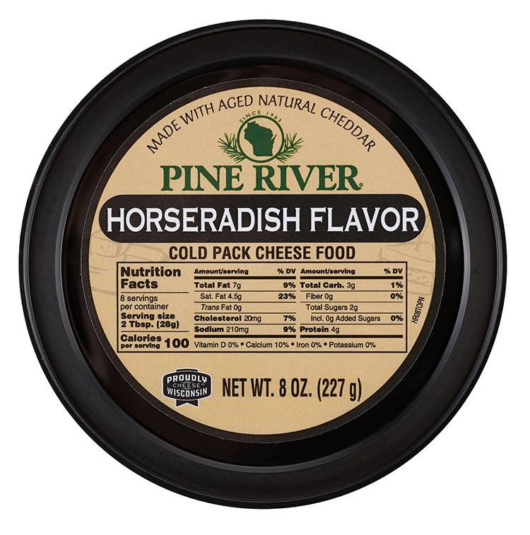 Pine River Horseradish Flavor Cheese Spread Schneiders Quality Meats