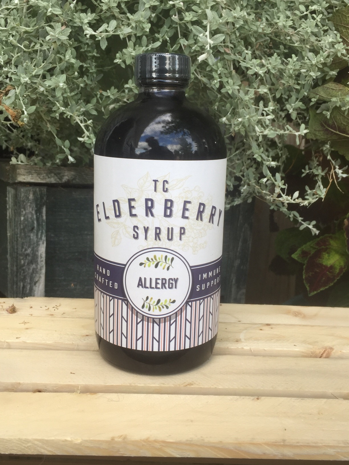 Organic Elderberry Allergy SYRUP Serendipity Farms