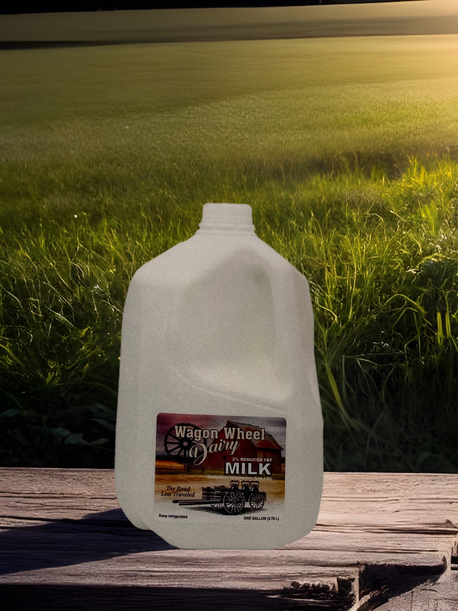 2 Gallon Milk Wagon Wheel Serendipity Farms