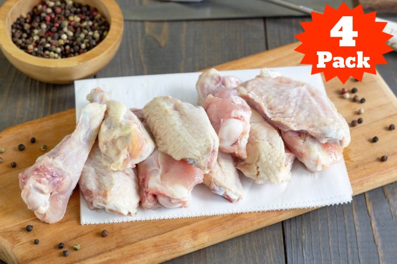 40 PK Chicken Wings (Party Style) Bundle Seven Sons Farms