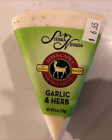 Goat Cheese - Garlic & Herb Semi-soft - 6 oz
