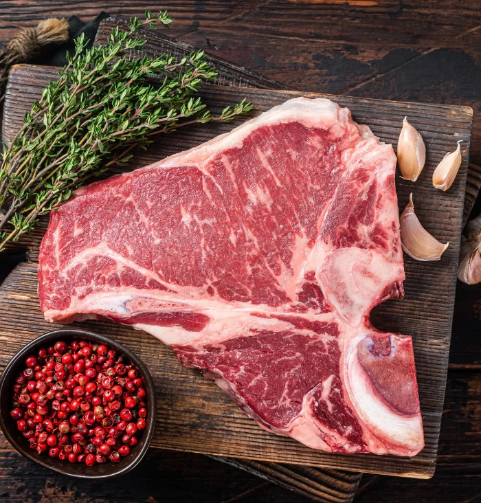 Watusi Beef Porterhouse Steak