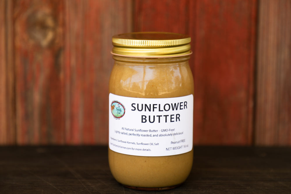 Sunflower Butter 16 oz jar The Family Cow