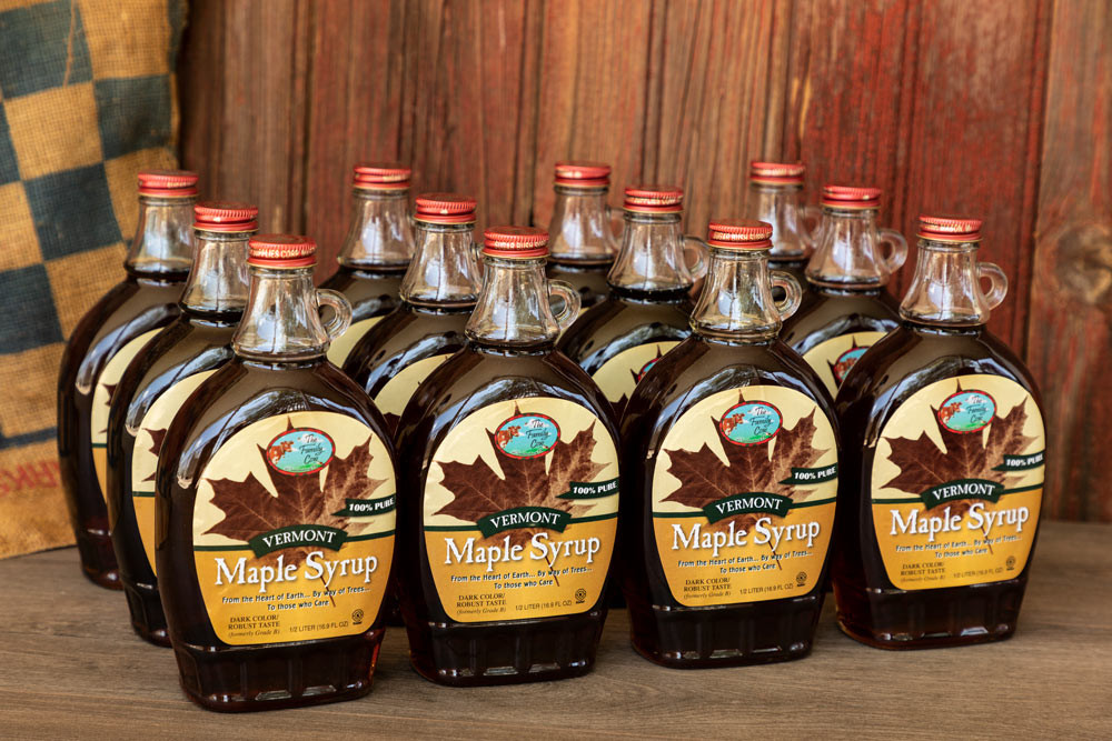 12 jars Maple Syrup case The Family Cow