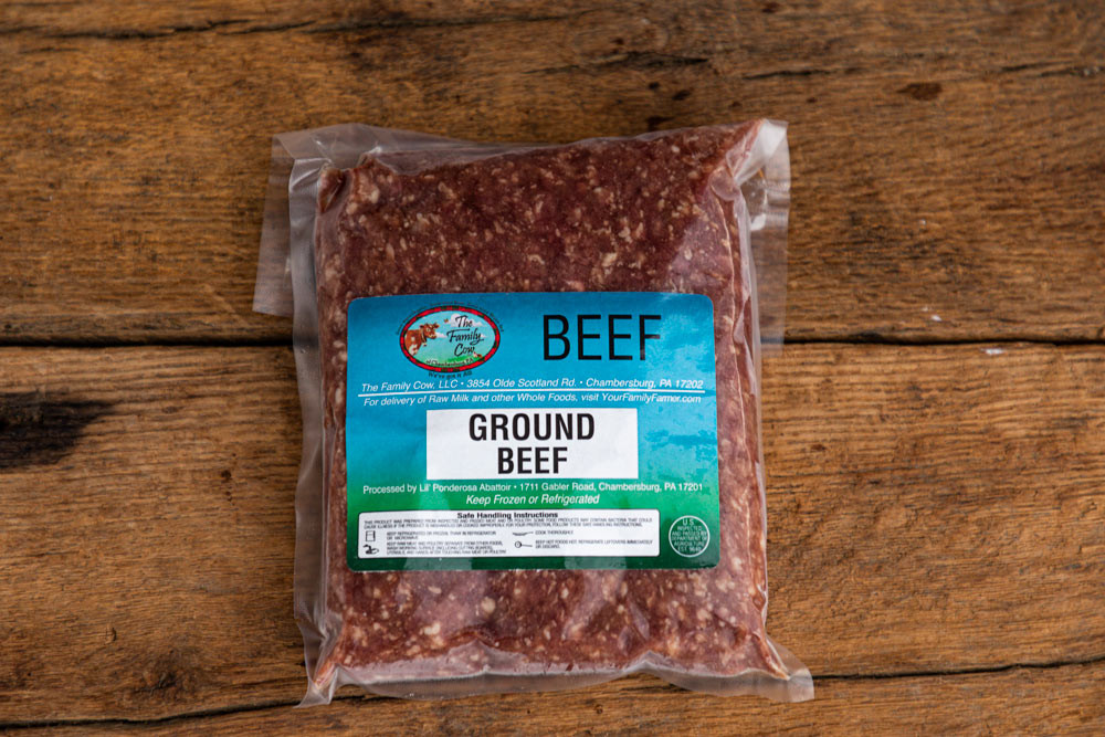 80 lb. Volume Regular Ground Beef The Family Cow