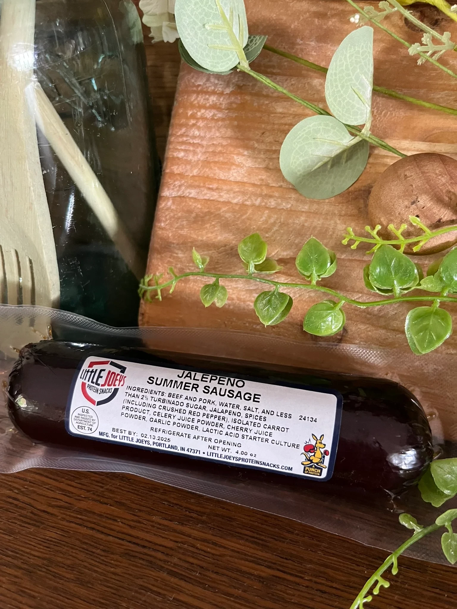 Jalapeño Beef Summer Sausage-Little Joey’s