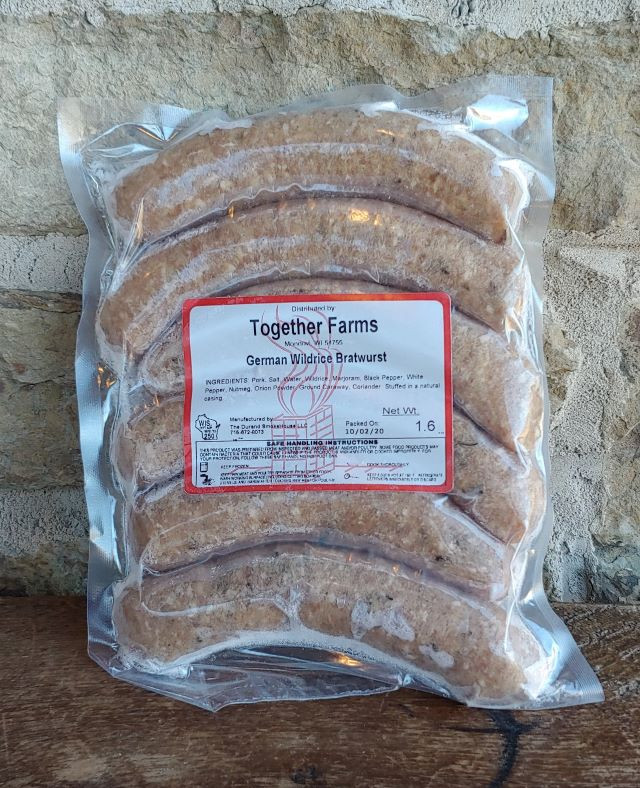 German Wild Rice Brats Together Farms