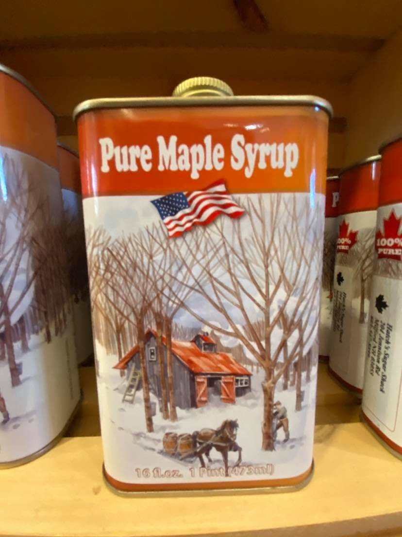 Maple Syrup Pint (Tin Can) Trombly Gardens, LLC
