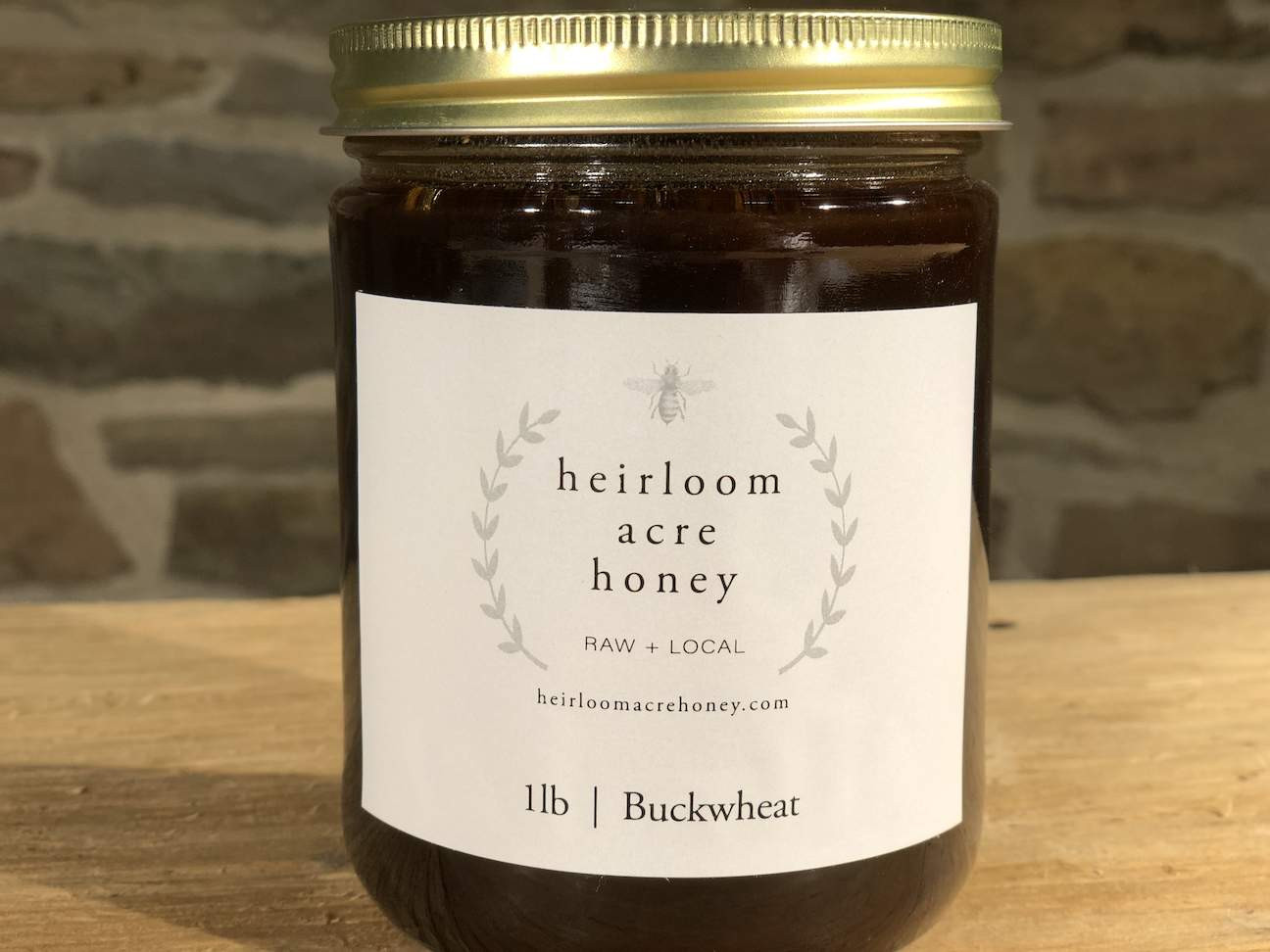 Raw, Local Honey Buckwheat Tussock Sedge Farm