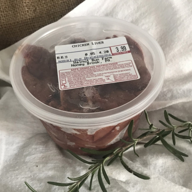 Chicken Liver 1 lb Walnut Run Farm