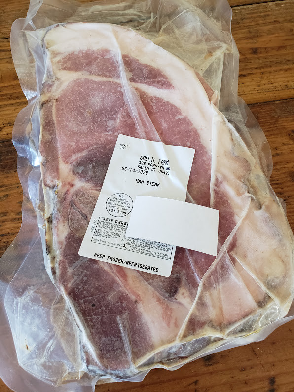 Ham Steak 3.480 lb. Frozen White Gate Farm