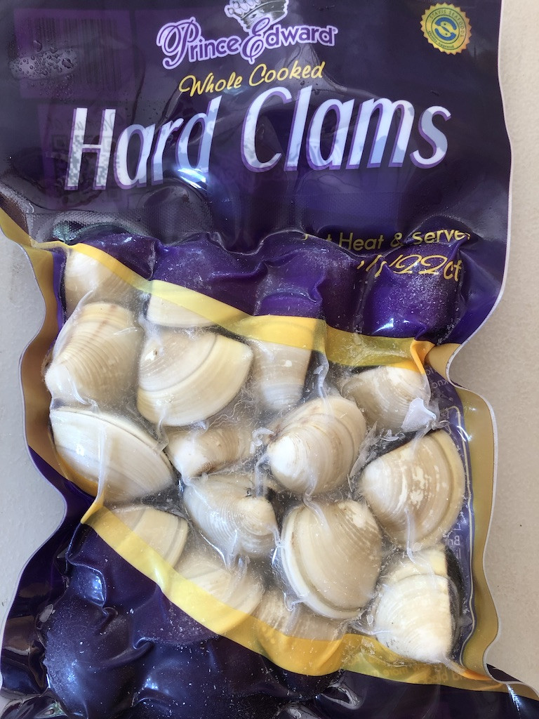 Clams, fully cooked Xander Farm