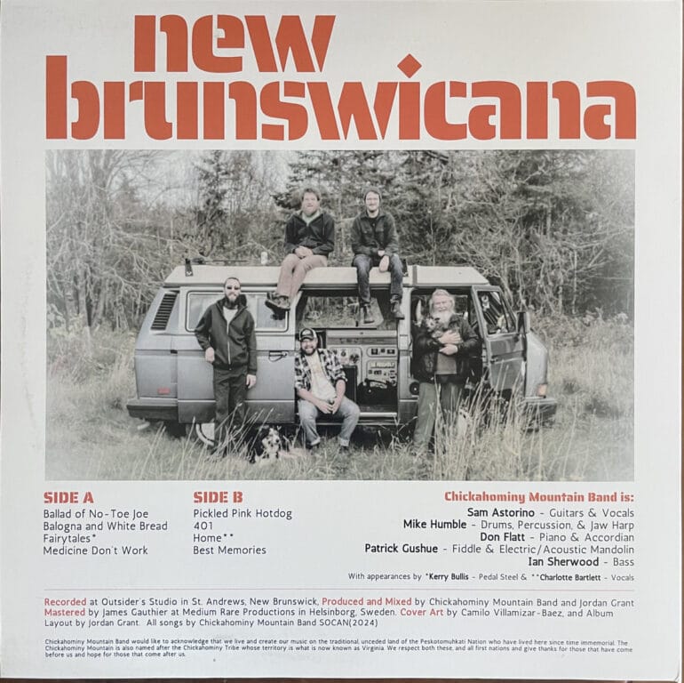 Chickahominy Mountain Band, “New Brunswicana”