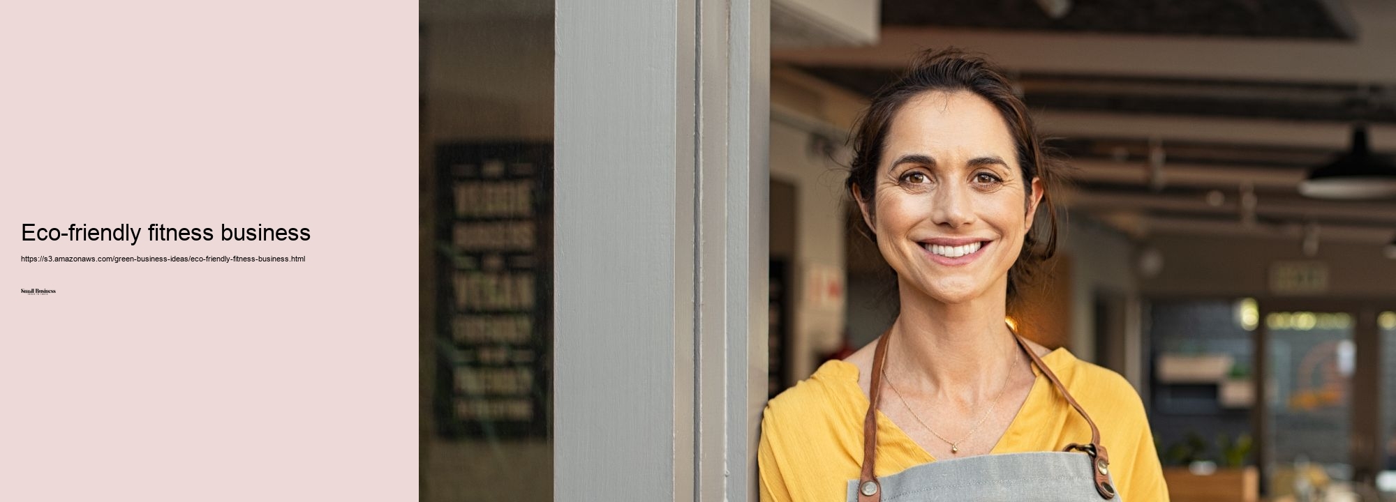 eco-friendly fitness business