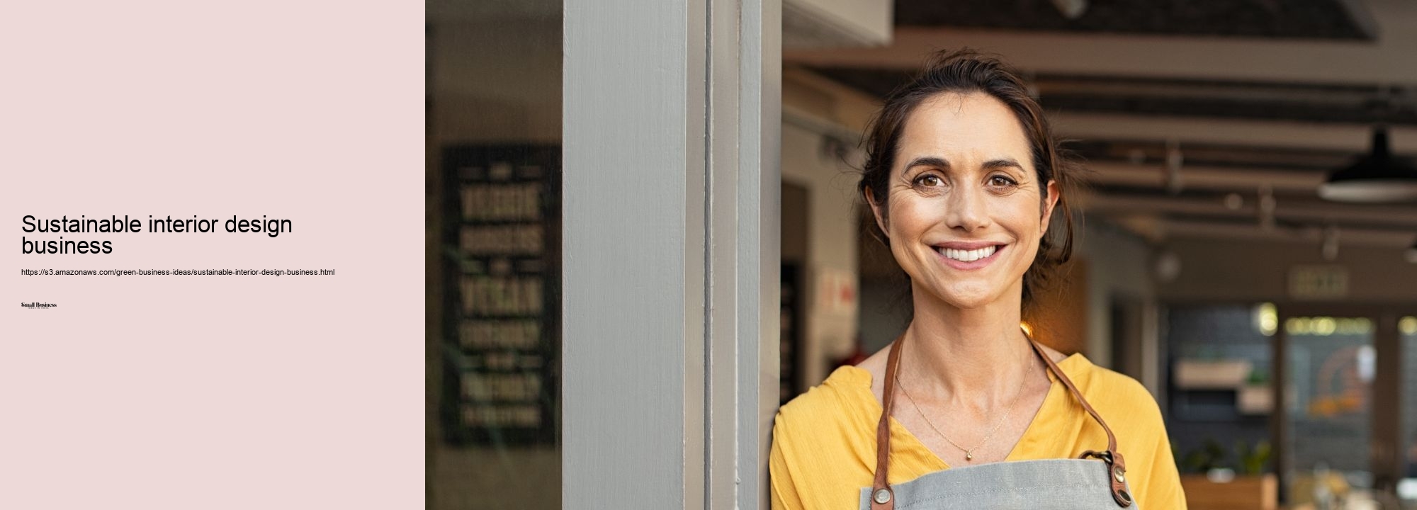 sustainable interior design business