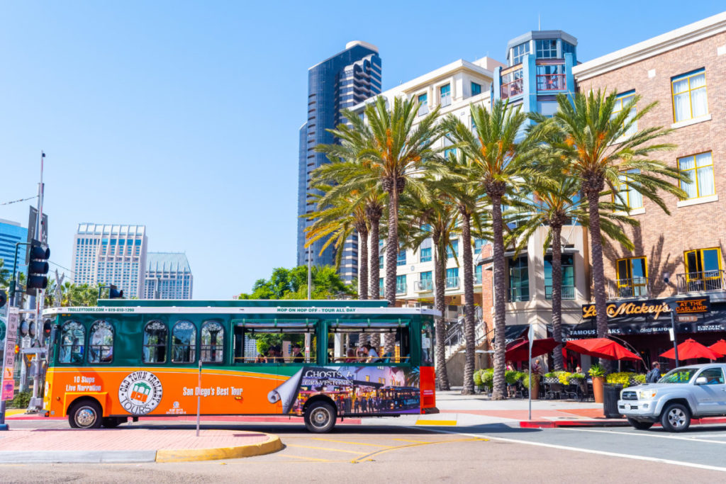 San Diego Hop on Hop off Trolley Coupon Green Vacation Deals