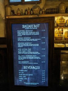 Leaky Cauldron Breakfast Review | Green Vacation Deals