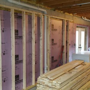 Non Typical Installation Of Xps And 8 Ft Wall With 9 Ft Ceilings