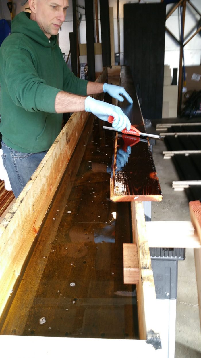 Exposed untreated pine shiplap siding / Pine tar GreenBuildingAdvisor