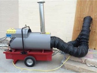 Indirect heating heating system