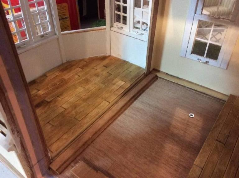 Downstairs flooring Members' Gallery The Greenleaf Miniature Community
