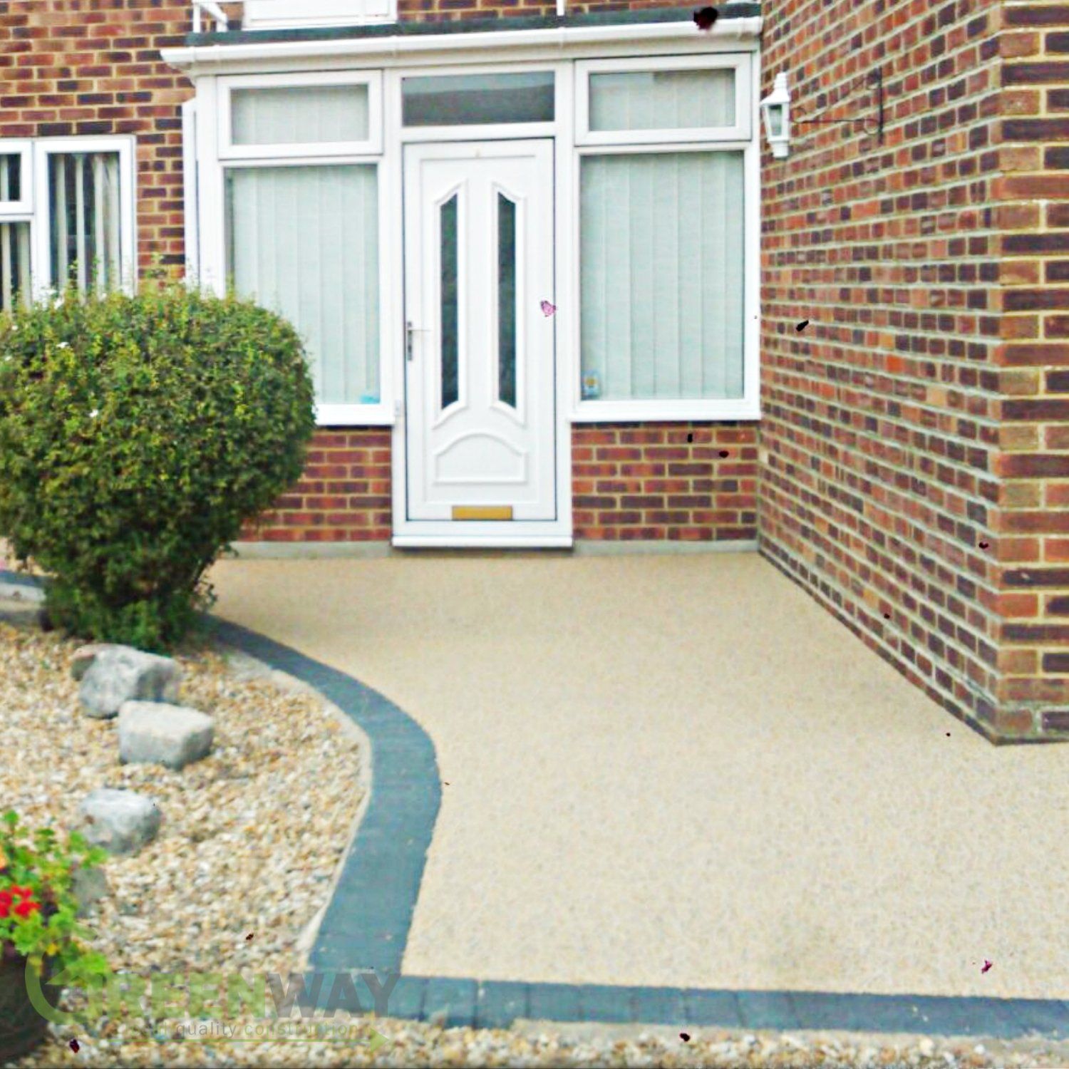 Can I power wash my resin driveway