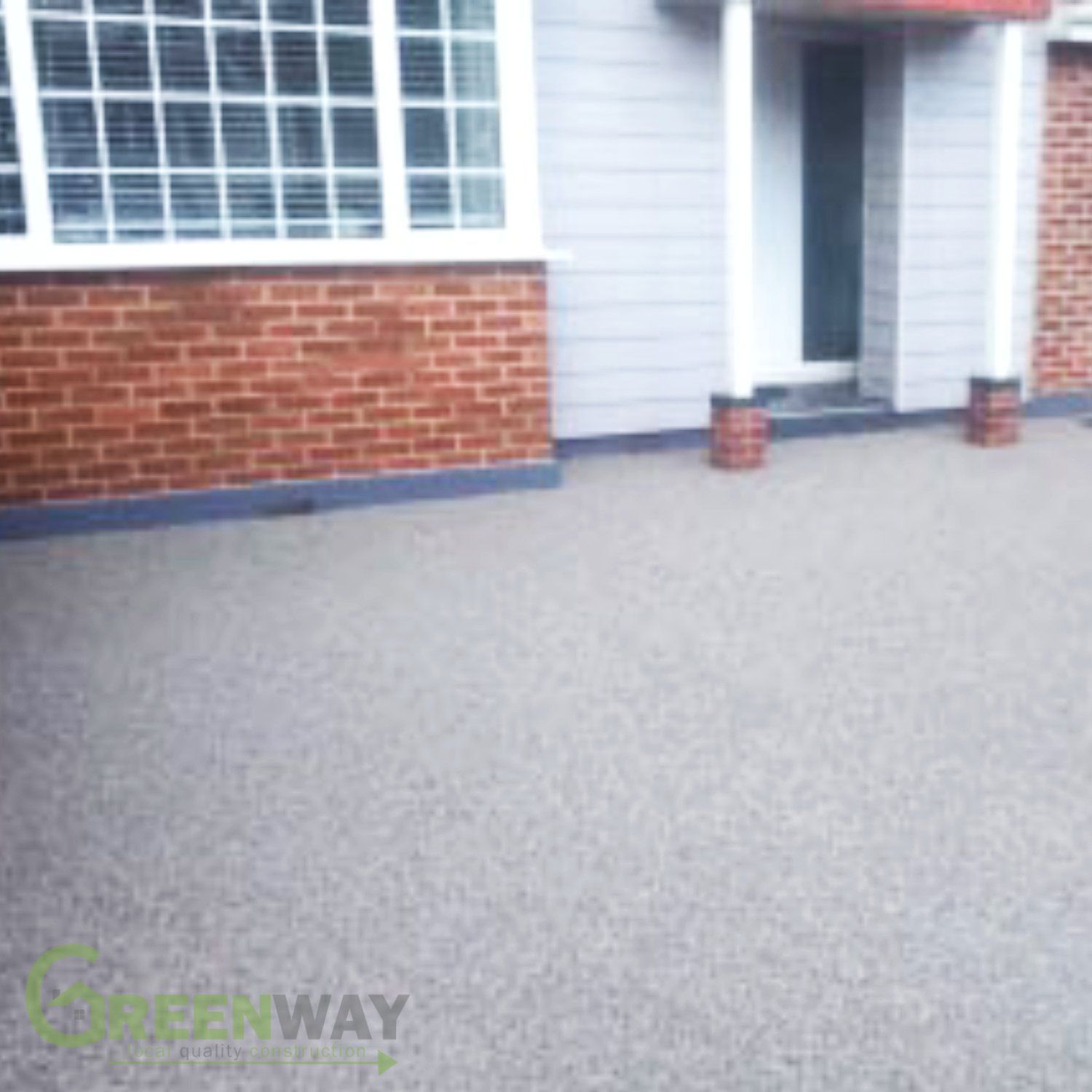 How thick should resin bonded gravel