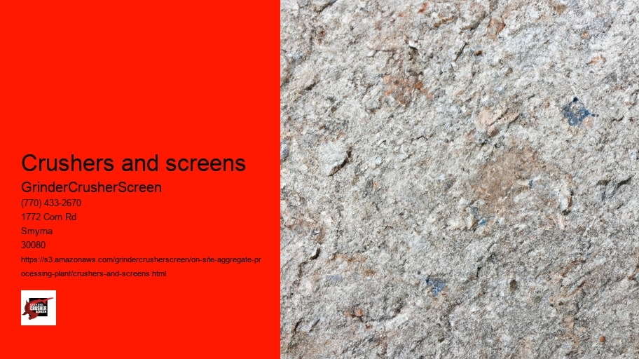 Crushers and screens