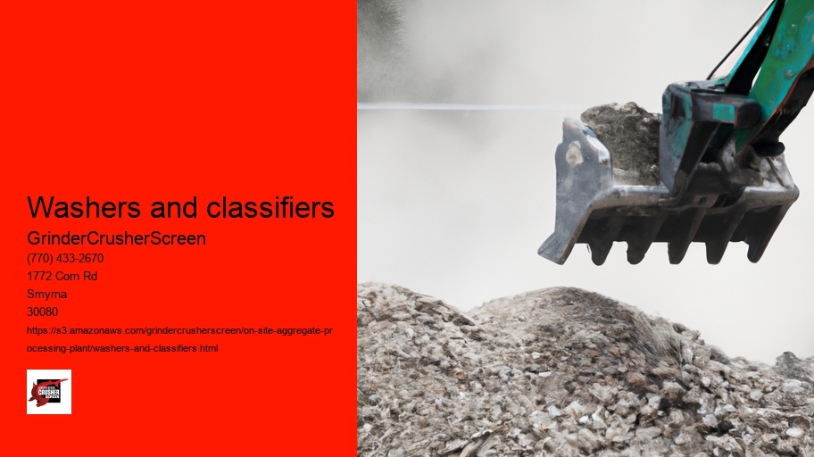 Washers and classifiers