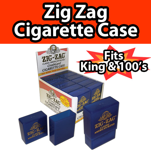 Zig Zag Cigarette Case High Impact Plastic Crush Guard Box King and 100 Size eBay