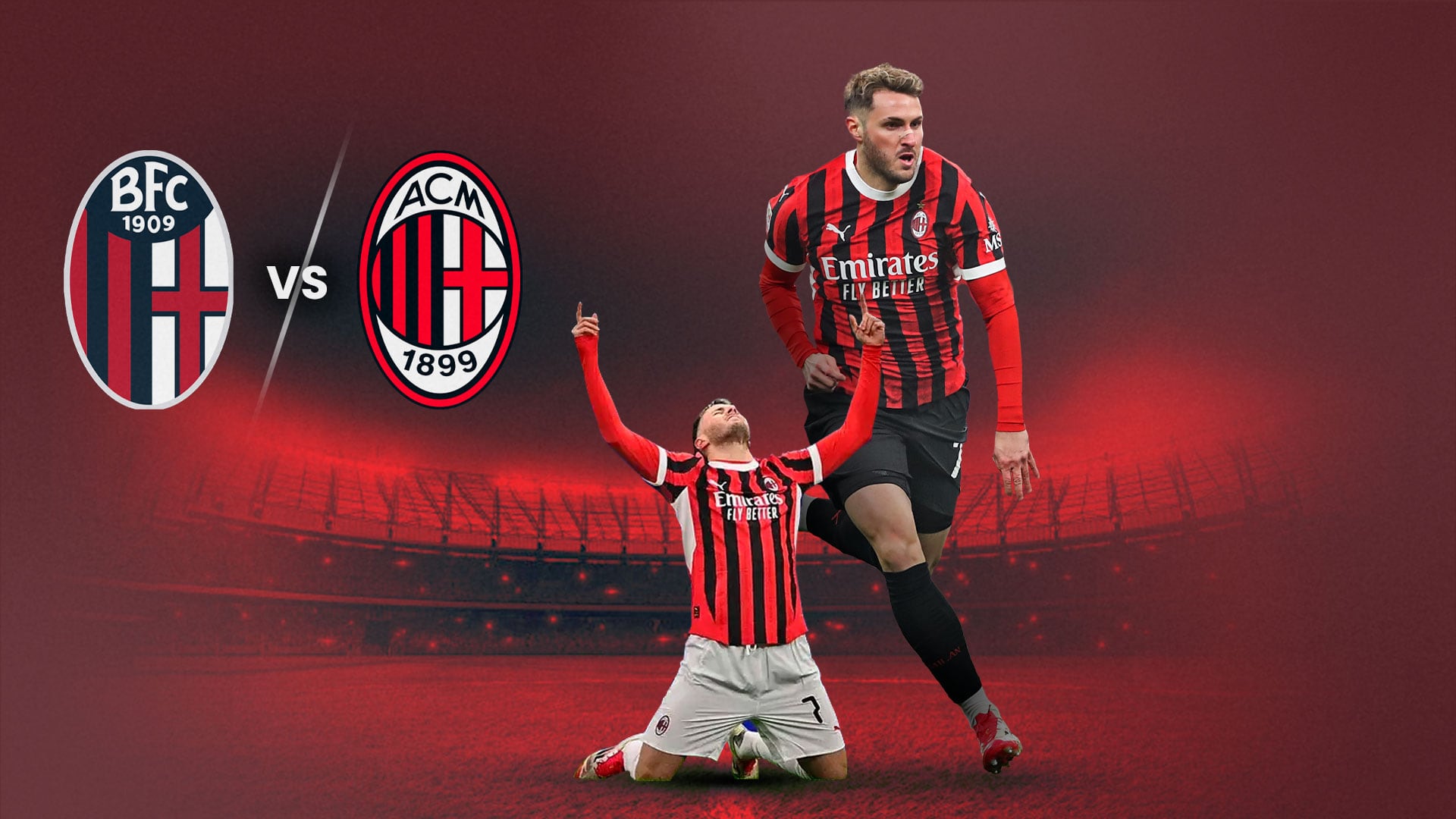 Bolonia y Milán se enfrentan en un crucial partido de Serie A