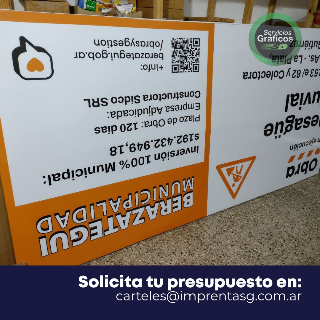 Letreros de Lona Impresa para carteleria