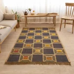 Green-and-navy-checkered-wool-jute-rug-4-980x980.webp